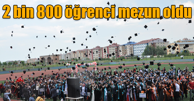 KAÜ’den 2 bin 800 öğrenci mezun oldu