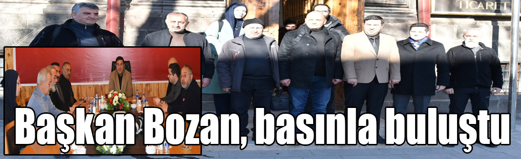 Başkan Bozan, basınla buluştu