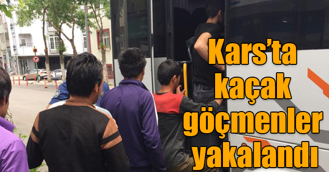 Kars’ta 44 kaçak göçmen yakalandı