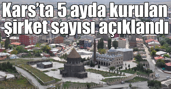 Kars’ta 5 ayda 25 şirket kuruldu
