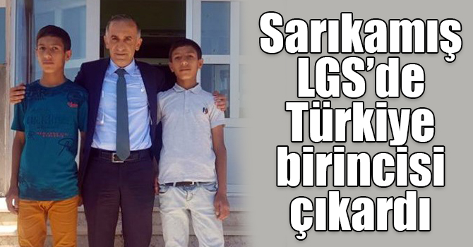 Sarıkamış LGS’de Türkiye birincisi çıkardı