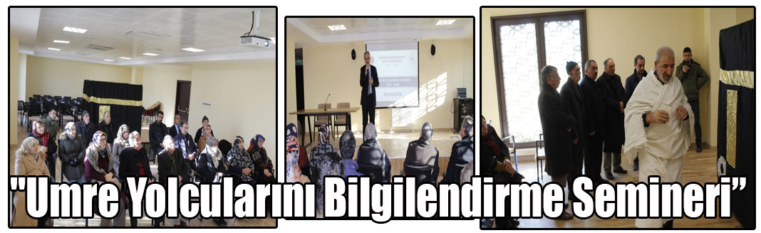 Kars'ta "Umre Yolcularını Bilgilendirme Semineri”