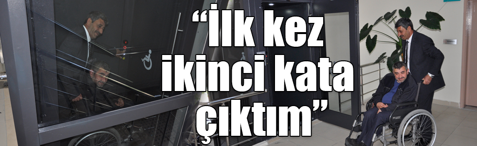 Başkan Faruk Ocak: “İlk kez ikinci kata çıktım”