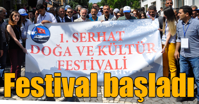 Serhat Doğa ve Kültür Festivali başladı