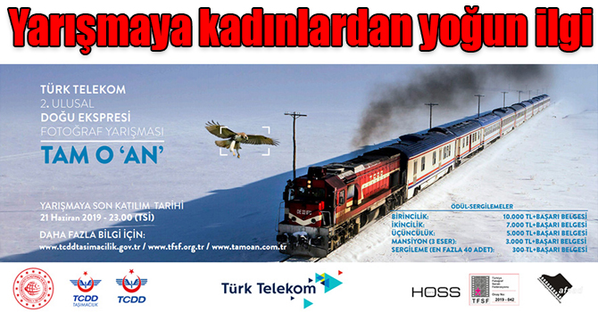 Doğu Ekspresi Fotoğraf Yarışmasına kadınlardan yoğun ilgi