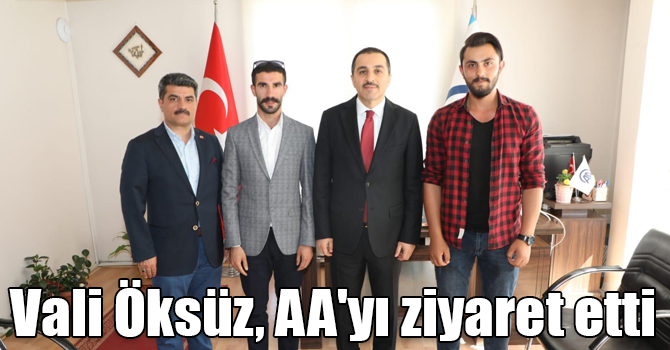 Kars Valisi Türker Öksüz, AA'yı ziyaret etti