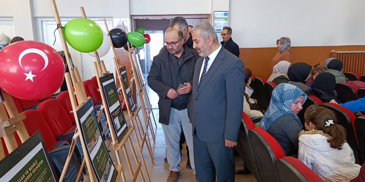 Kağızman'da "Kudüs'ü Anlamak ve Anlatmak" temalı fotoğraf sergisi açıldI