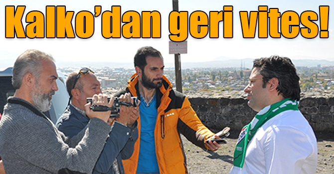 Ümit Kalko’dan geri vites!