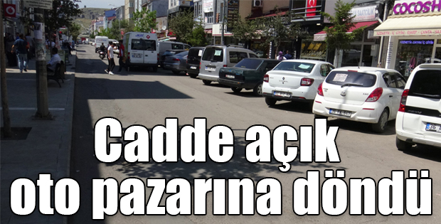 Kazımpaşa caddesi açık oto pazarına döndü