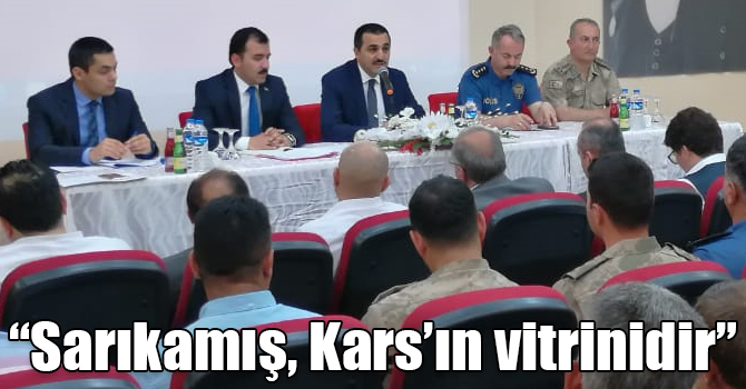 Kars Valisi Türker Öksüz: “Sarıkamış, Kars’ın vitrinidir”