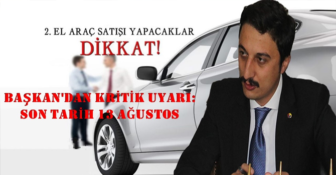 Başkan Alibeyoğlu’ndan kritik uyarı