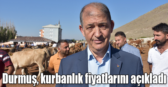 Başkan Durmuş, kurbanlık fiyatlarını açıkladı