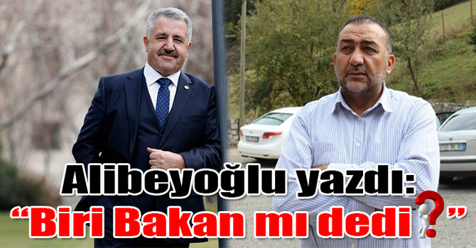 Alican Alibeyoğlu yazdı: "Biri Bakan mı dedi?"