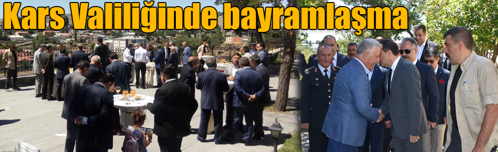 Kars Valiliğinde bayramlaşma