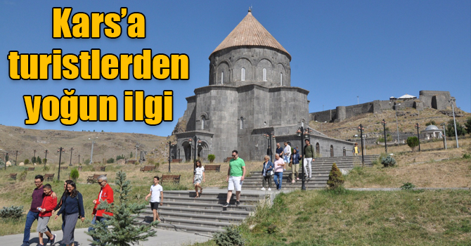 Kars’a yerli ve yabancı turistlerden yoğun ilgi