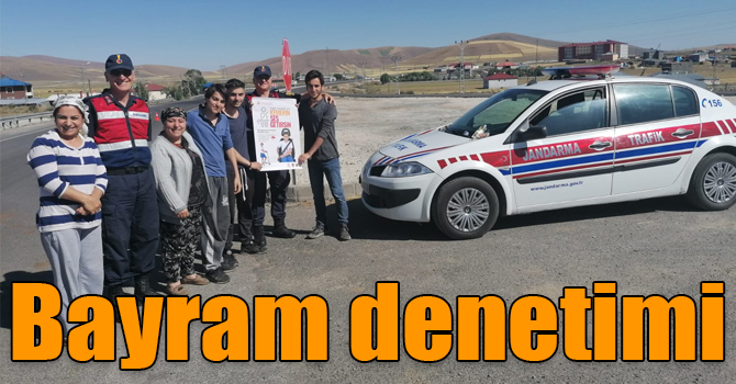Kars Jandarma ekiplerinden bayram denetimi