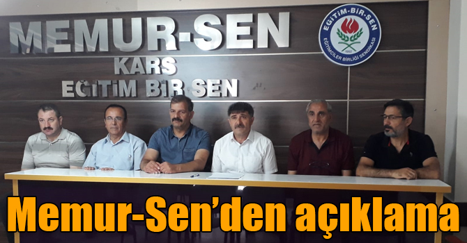 Memur-Sen’den 5. Dönem Toplu Sözleşme görüşmeleri ile ilgili açıklama