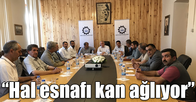 Başkan Alibeyoğlu: “Hal esnafı kan ağlıyor”