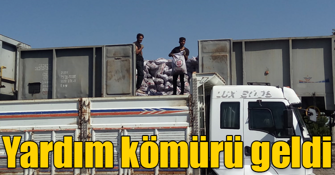 Kars’a yardım kömürü geldi