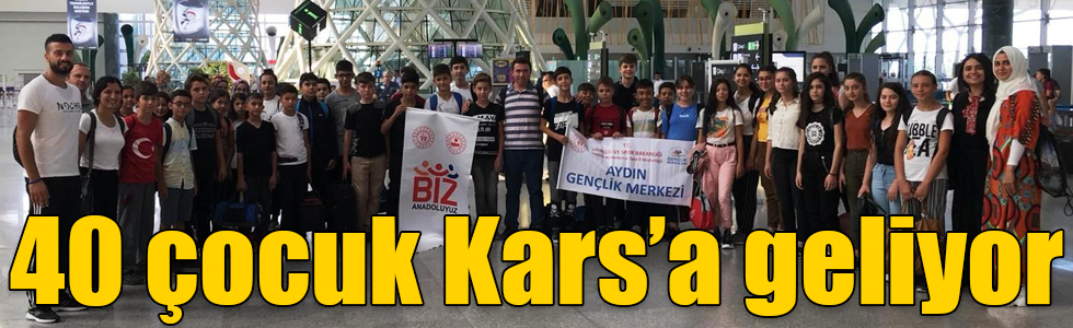 Aydın’dan 40 çocuk Kars’a geliyor
