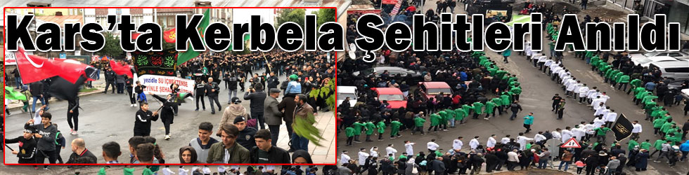 Kars'ta Kerbela Şehitleri Anıldı