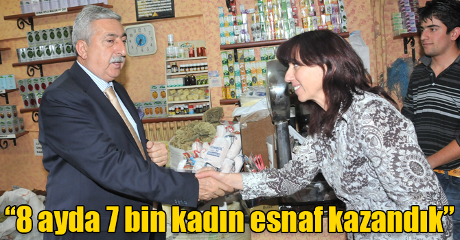 TESK Genel Başkanı Palandöken: “8 ayda 7 bin kadın esnaf kazandık”