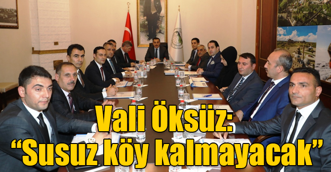 Kars Valisi Türker Öksüz: “Susuz köy kalmayacak”