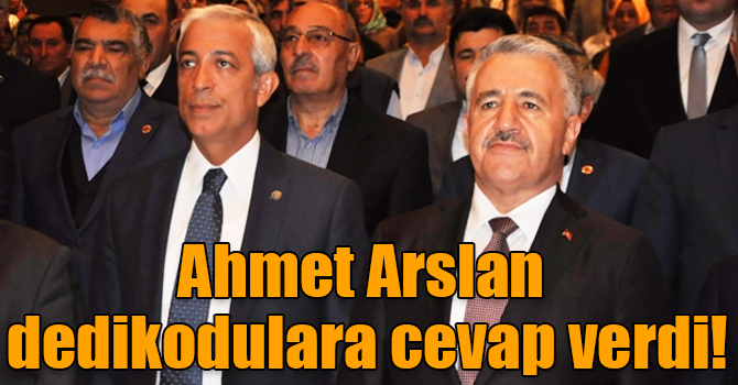 Ahmet Arslan dedikodulara cevap verdi!