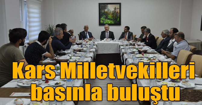 AK Parti Kars Milletvekilleri basınla buluştu