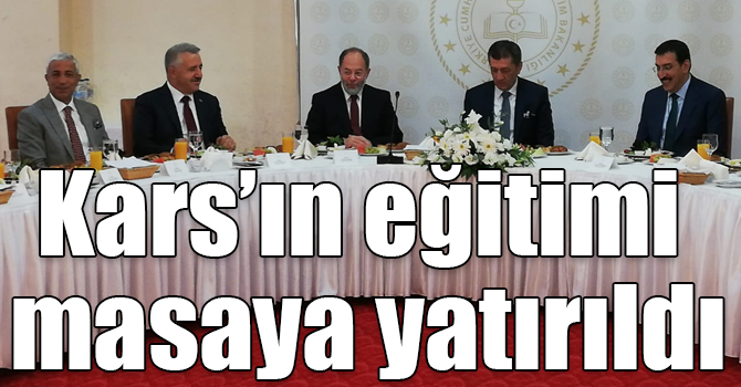 Kars’ın eğitimi masaya yatırıldı