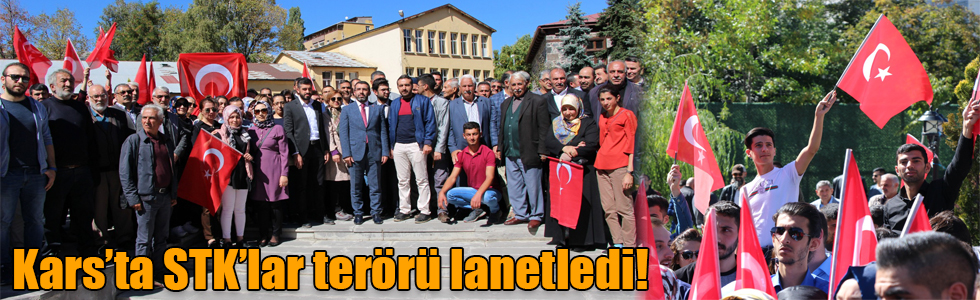 Kars’ta STK’lar terörü lanetledi!
