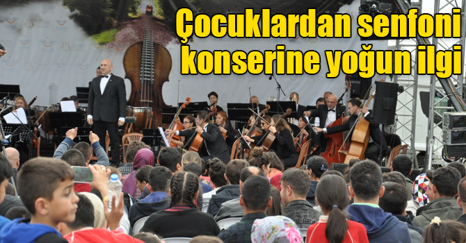 Karslı çocuklardan senfoni konserine yoğun ilgi
