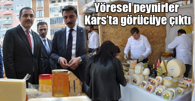 Türkiye’nin yöresel peynirleri Kars’ta görücüye çıktı