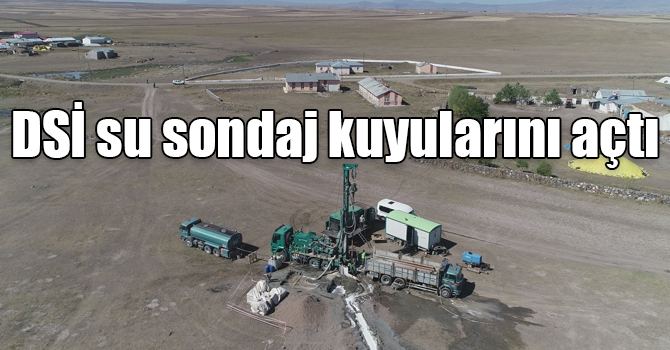 DSİ 15 su sondaj kuyusu açtı