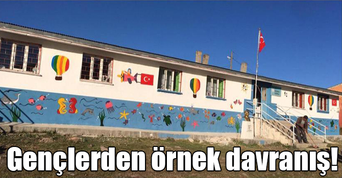Gençlerden örnek davranış!