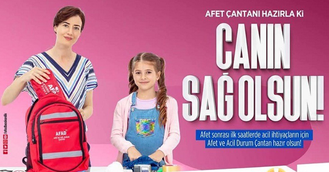 “Afet çantası hazırla ki canın sağ olsun”
