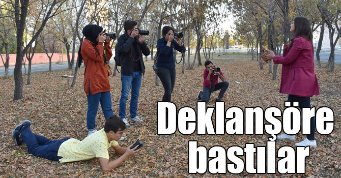 Sonbaharın renk cümbüşü için deklanşöre bastılar