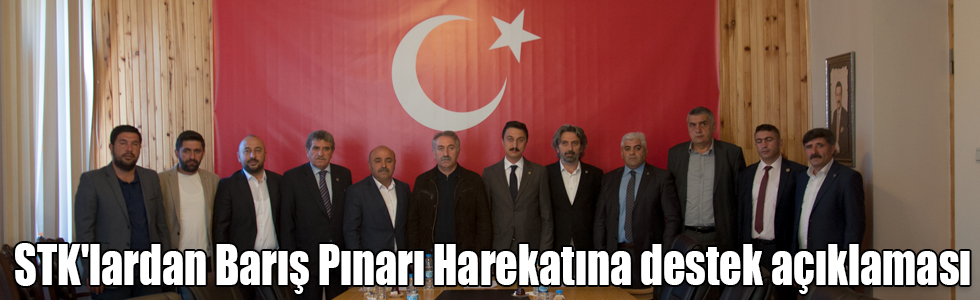 STK'lardan Barış Pınarı Harekatına destek açıklaması
