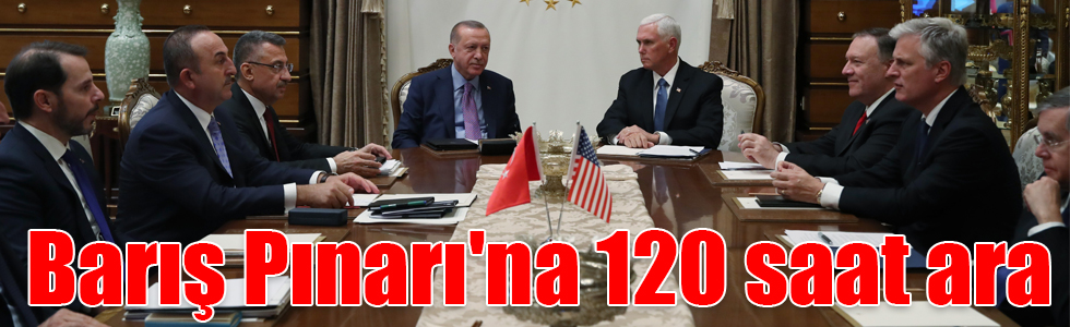 Barış Pınarı'na 120 saat ara