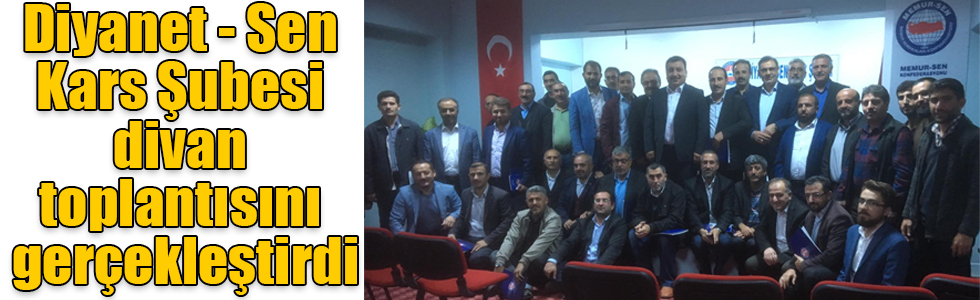 Diyanet - Sen Kars Şubesi divan toplantısını gerçekleştirdi
