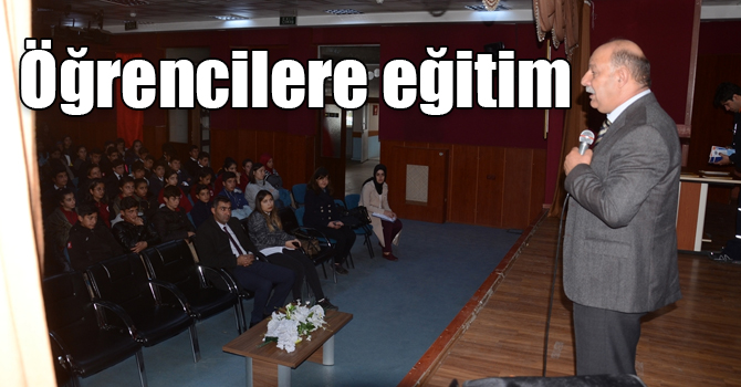 Sarıkamış'ta öğrencilere "Afete Hazır Türkiye" eğitimi