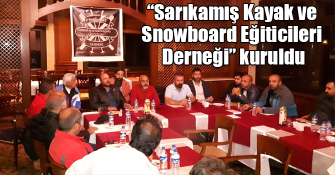 Sarıkamış’ta “Sarıkamış Kayak ve Snowboard Eğiticileri Derneği” kuruldu