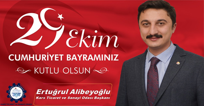 Başkan Alibeyoğlu'nun Cumhuriyet Bayramı mesajı