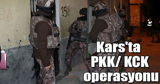 Kars'ta PKK/KCK operasyonu: 9 gözaltı