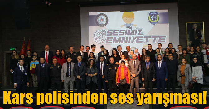 Kars polisinden ses yarışması!