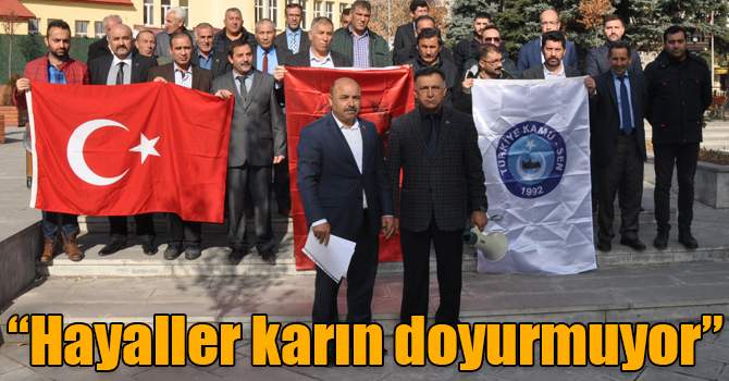 Başkan Sarıkaya: “Hayaller karın doyurmuyor”