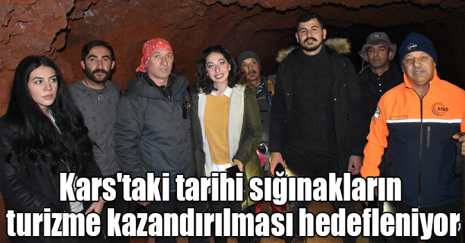 Kars'taki tarihi sığınakların turizme kazandırılması hedefleniyor