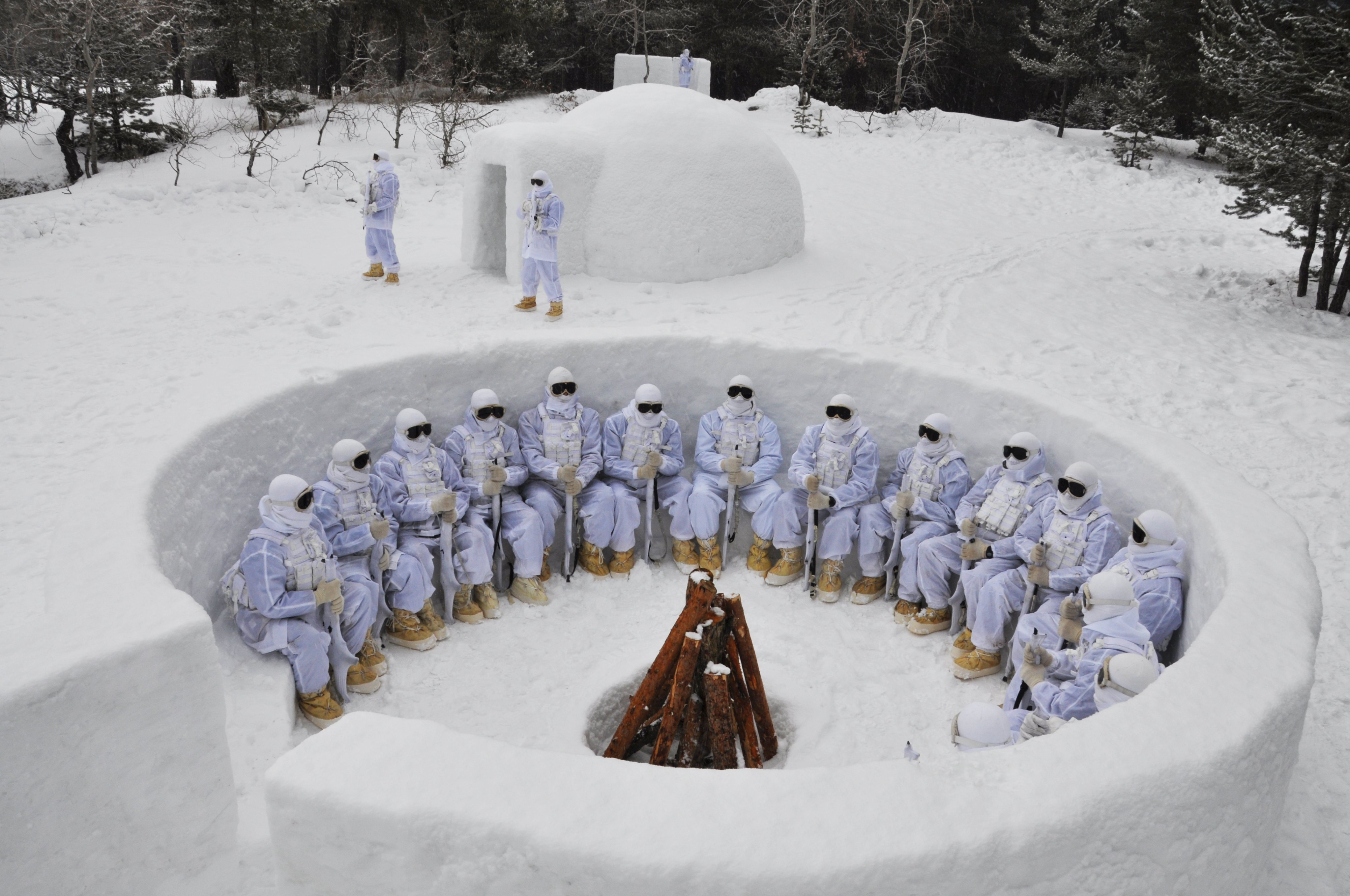 Kars'ta 5’inci Dönem Derin Kar ve Şiddetli Soğuklarda Muharebe Kursu yapıldı