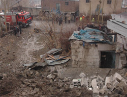 Erzurum'da göçük: 2 ölü, 4 yaralı