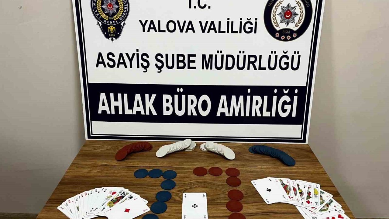 Yalova’da 19 kişiye 122 bin lira kumar cezası